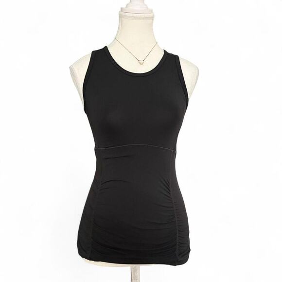 Athleta Tops - Athleta Women’s Black Fitted Full Length Cinched In Waist Casual Top Size XXS